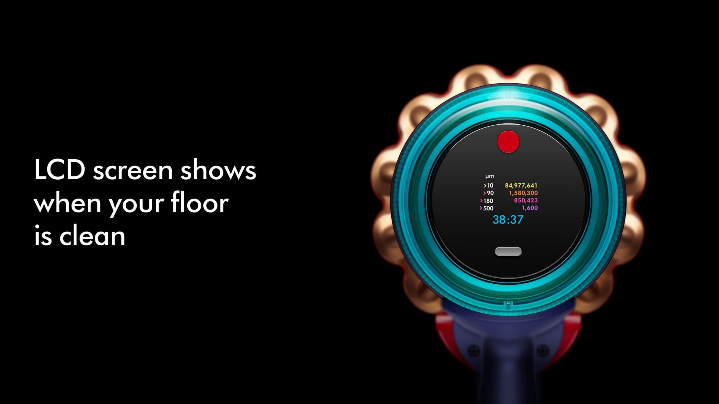 Dyson Gen5detect™ Absolute Cordless Vacuum Cleaner – Prussian Blue/Copper – HEPA Filtration, Laser Dust Illumination, Piezo Sensor, LCD Display, 70‑Minute Runtime