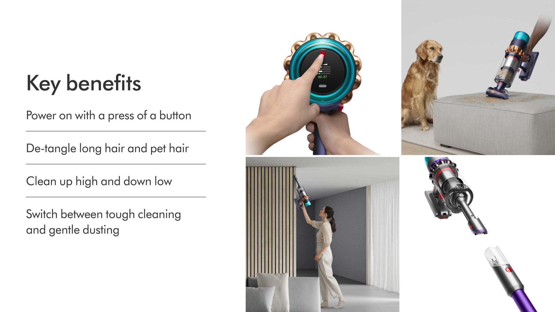 Dyson Gen5detect™ Absolute Cordless Vacuum Cleaner – Prussian Blue/Copper – HEPA Filtration, Laser Dust Illumination, Piezo Sensor, LCD Display, 70‑Minute Runtime