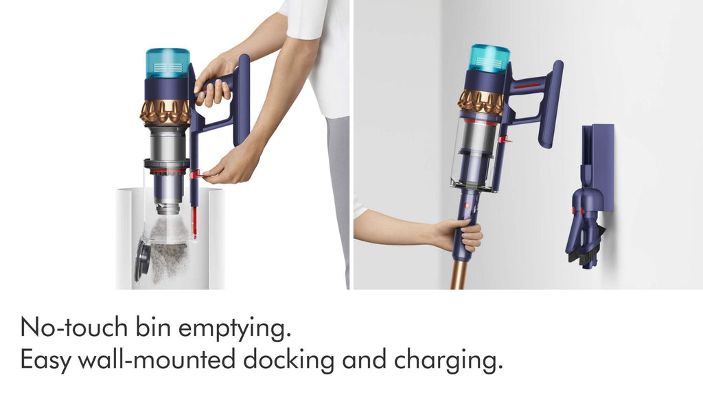 Dyson Gen5detect™ Absolute Cordless Vacuum Cleaner – Prussian Blue/Copper – HEPA Filtration, Laser Dust Illumination, Piezo Sensor, LCD Display, 70‑Minute Runtime