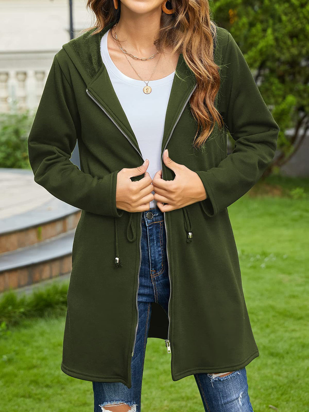 Chic Solid Color Hoodie Cardigan – Plush, Lightweight & Layer-Ready