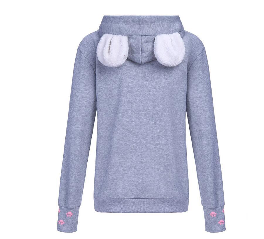 Sudadera con capucha de algodón para mujer, ideal para amantes de los gatos | Comodidad y estilo impecables