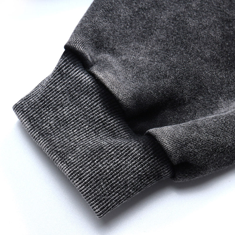 Sudadera con capucha negra desvanecida "Perceive" de estilo vintage con Ultrabeam Out of the Solar