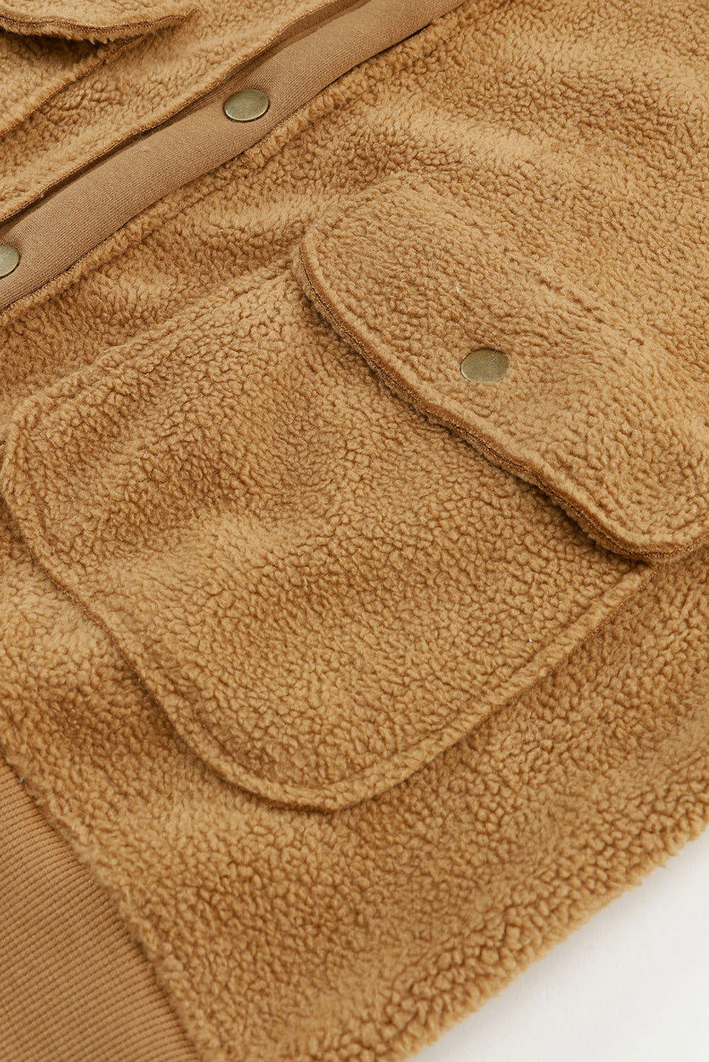 Women’s Plush Long-Sleeve Cardigan Jacket – Thick Cozy Button-Up