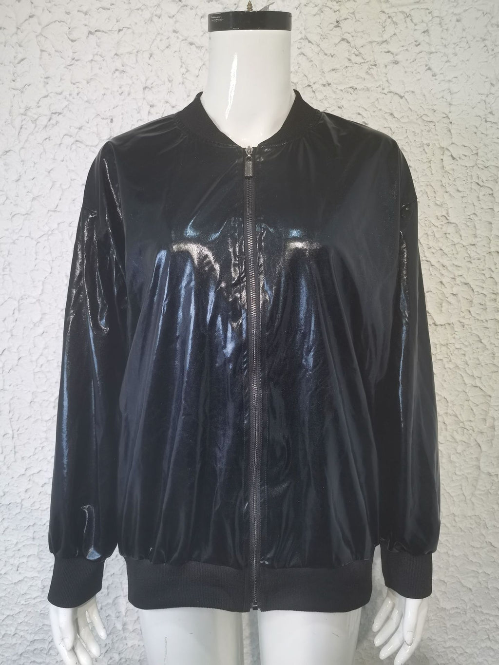 Loose Women's Jacket With Zipper