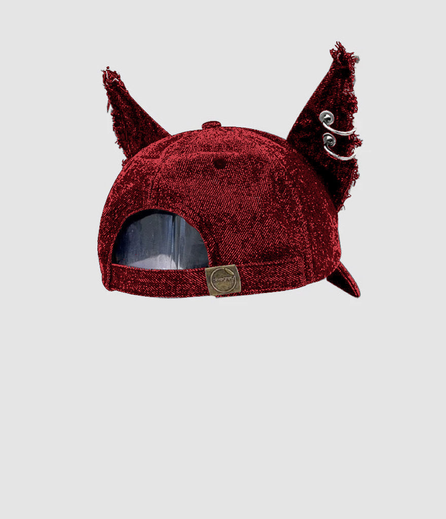 Gorra vaquera con orejas de gato: estilo deportivo estilo Harajuku grunge 