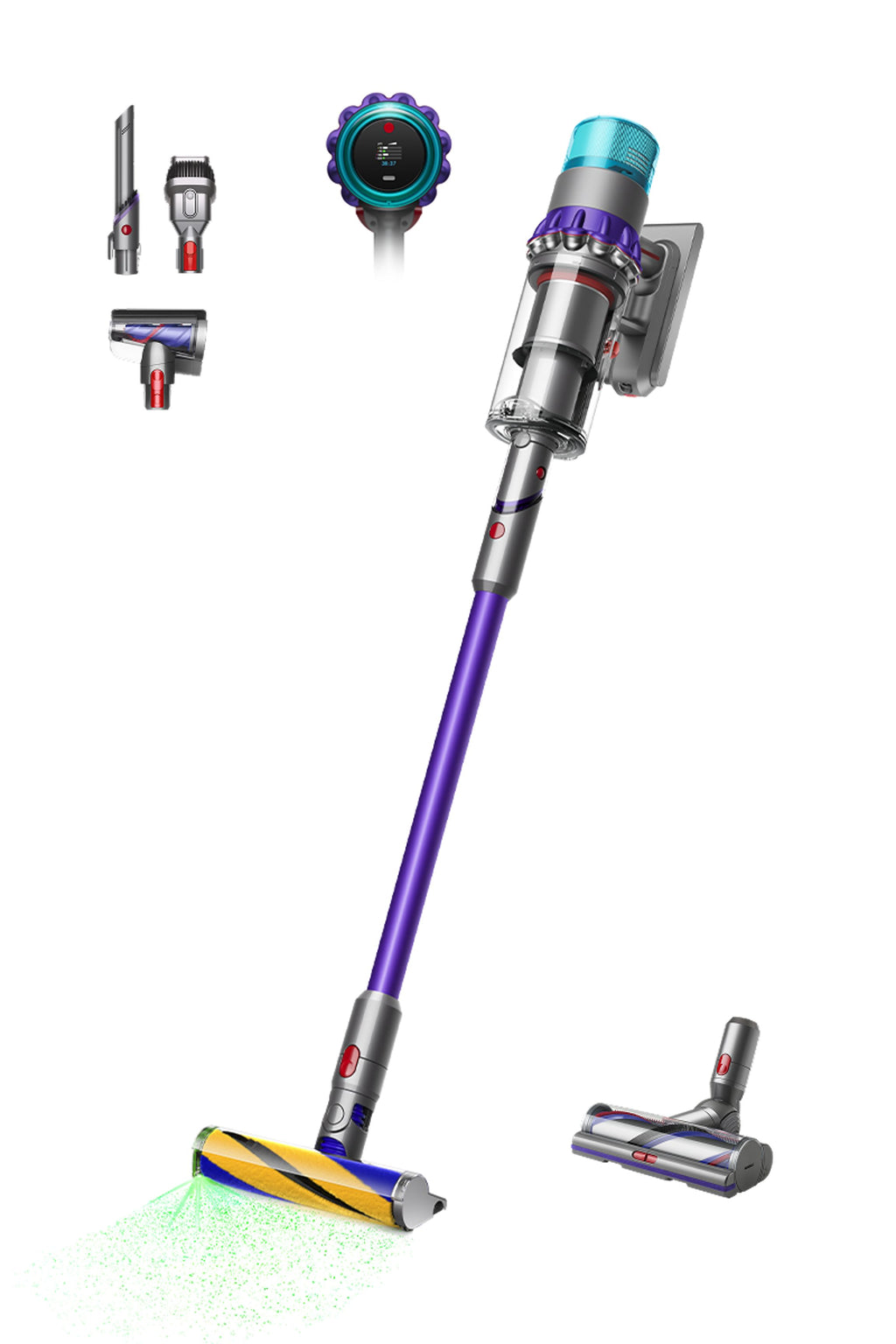 Dyson Gen5detect™ Cordless Vacuum Cleaner – HEPA Filtration, Laser Dust Illumination, Piezo Sensor, LCD Display, De‑Tangling Motorbar™, 70‑Minute Runtime