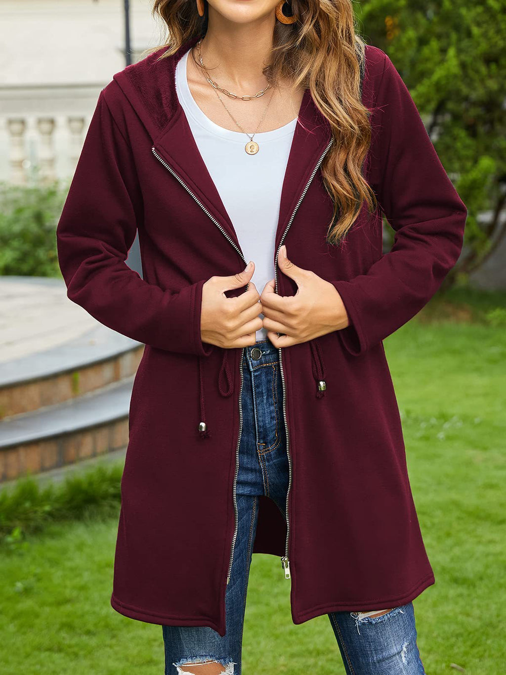 Chic Solid Color Hoodie Cardigan – Plush, Lightweight & Layer-Ready