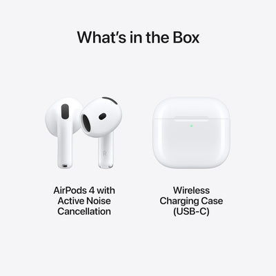 Apple AirPods 4 | 4th Generation - Wireless Earbuds with MagSafe Charging Case (USB‑C)