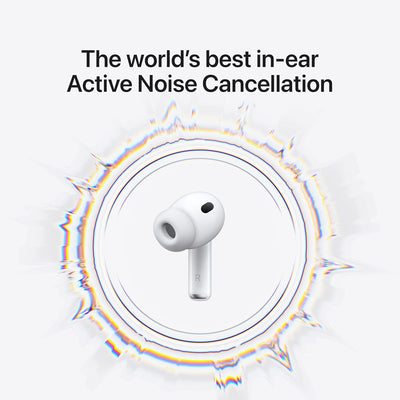 Apple AirPods Pro (3rd Generation) with MagSafe Charging Case (USB‑C) – Active Noise Cancellation, Adaptive Audio, Heart Rate Sensing, Personalized Spatial Audio