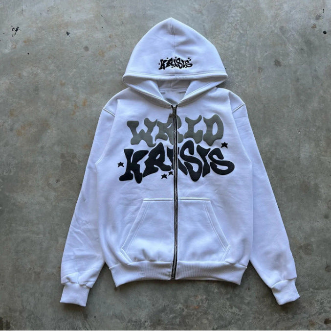 Sudadera deportiva con capucha y esqueleto de calavera oscura