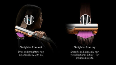 Dyson Airstrait™ Wet‑to‑Dry Hair Dryer & Straightener – No Heat Damage, Salon‑Smooth Finish