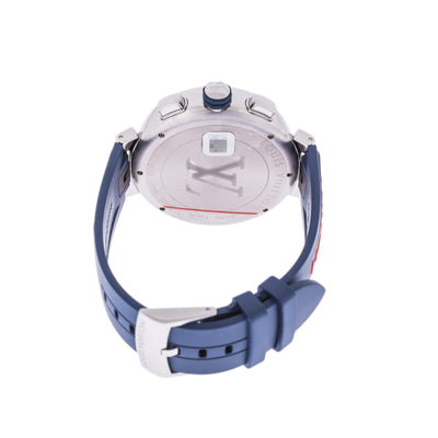 Louis Vuitton Tambour Damier Cobalt – Bold Design and Timeless Elegance