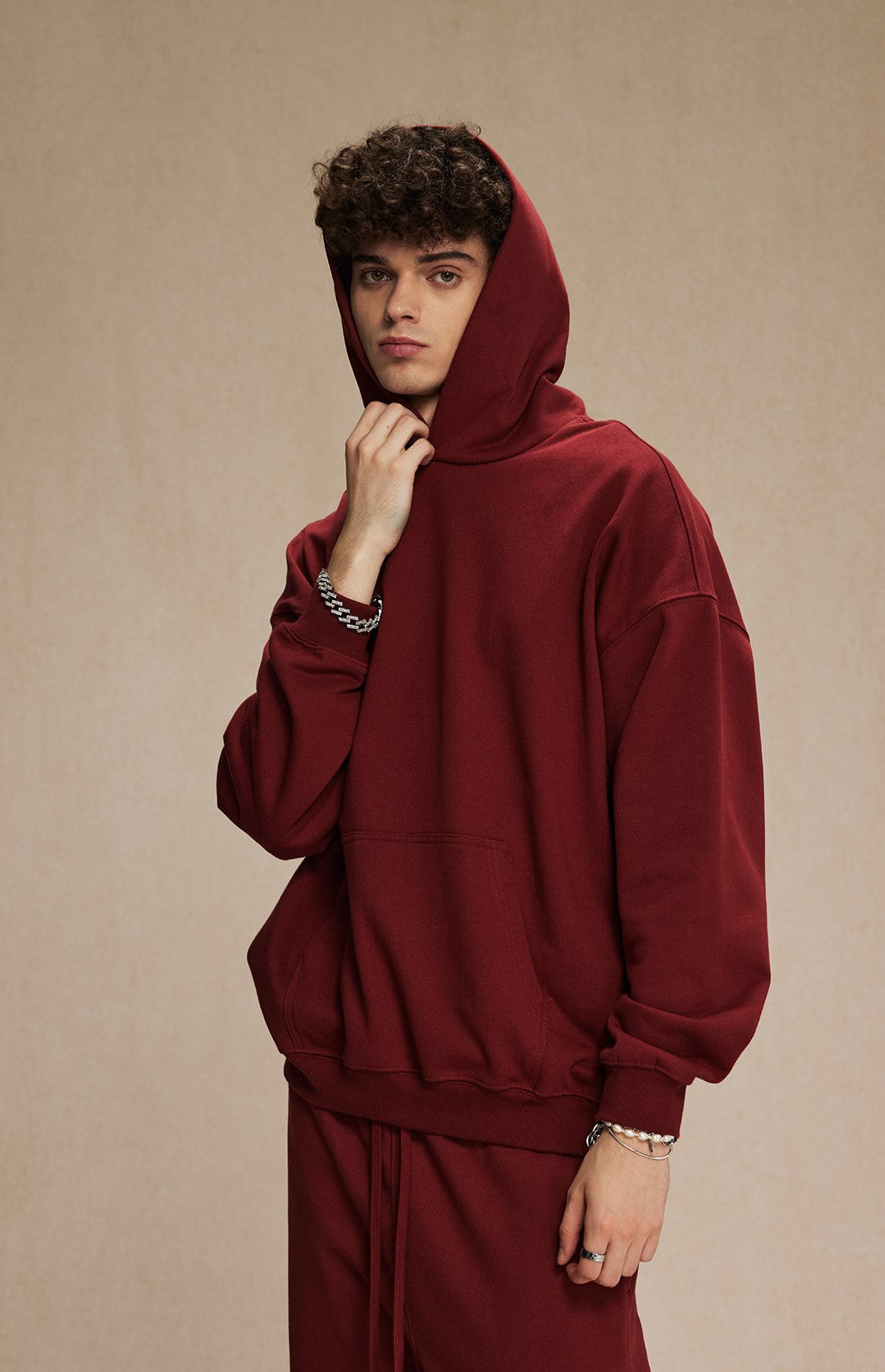 Sudadera unisex de algodón de rizo | Colores brillantes y oscuros | Jersey informal de moda urbana