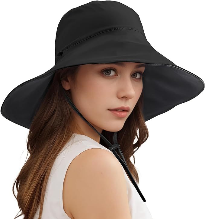 Sombrero refrescante de ala ancha | Gorra versátil de doble cara para exteriores