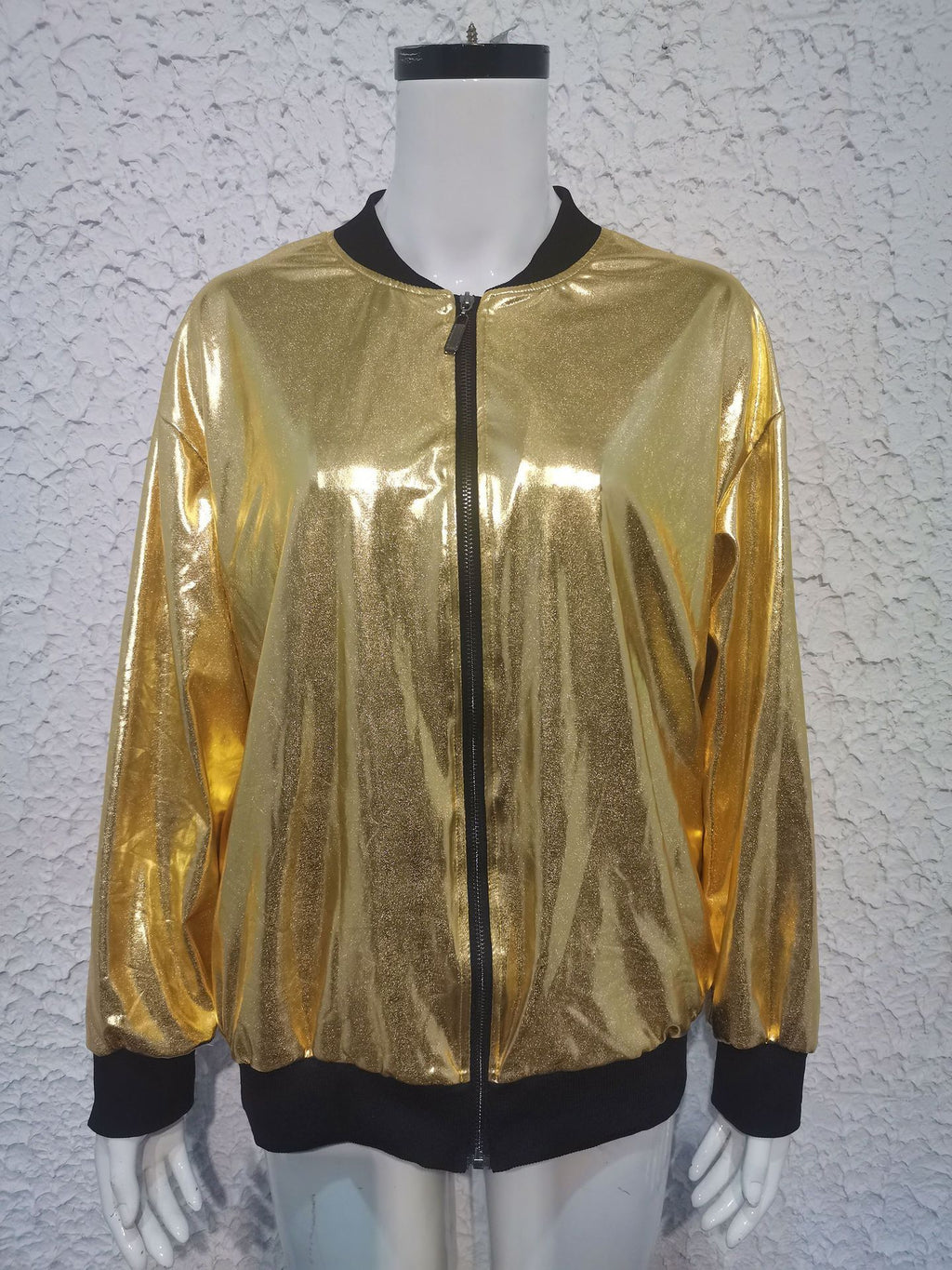 Loose Women's Jacket With Zipper