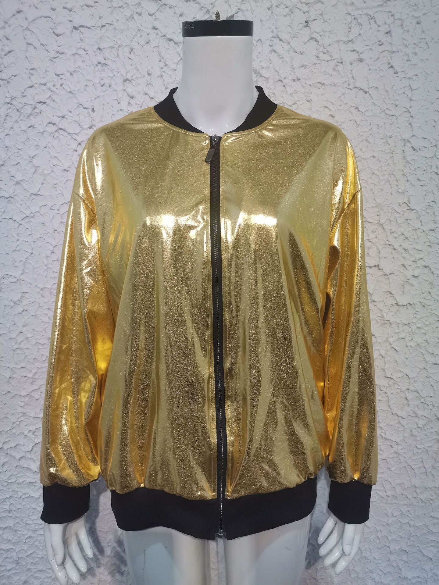 Loose Women's Jacket With Zipper
